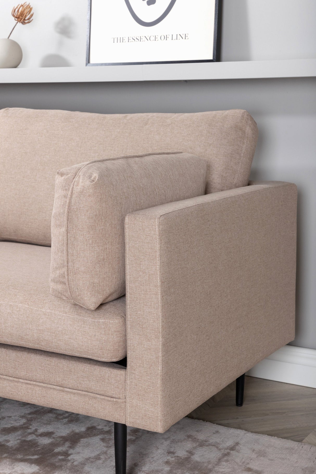 Boom 3 - Sitzer Sofa - braun/Polyester - 3 - Sitzer Sofas - ALVAHOME
