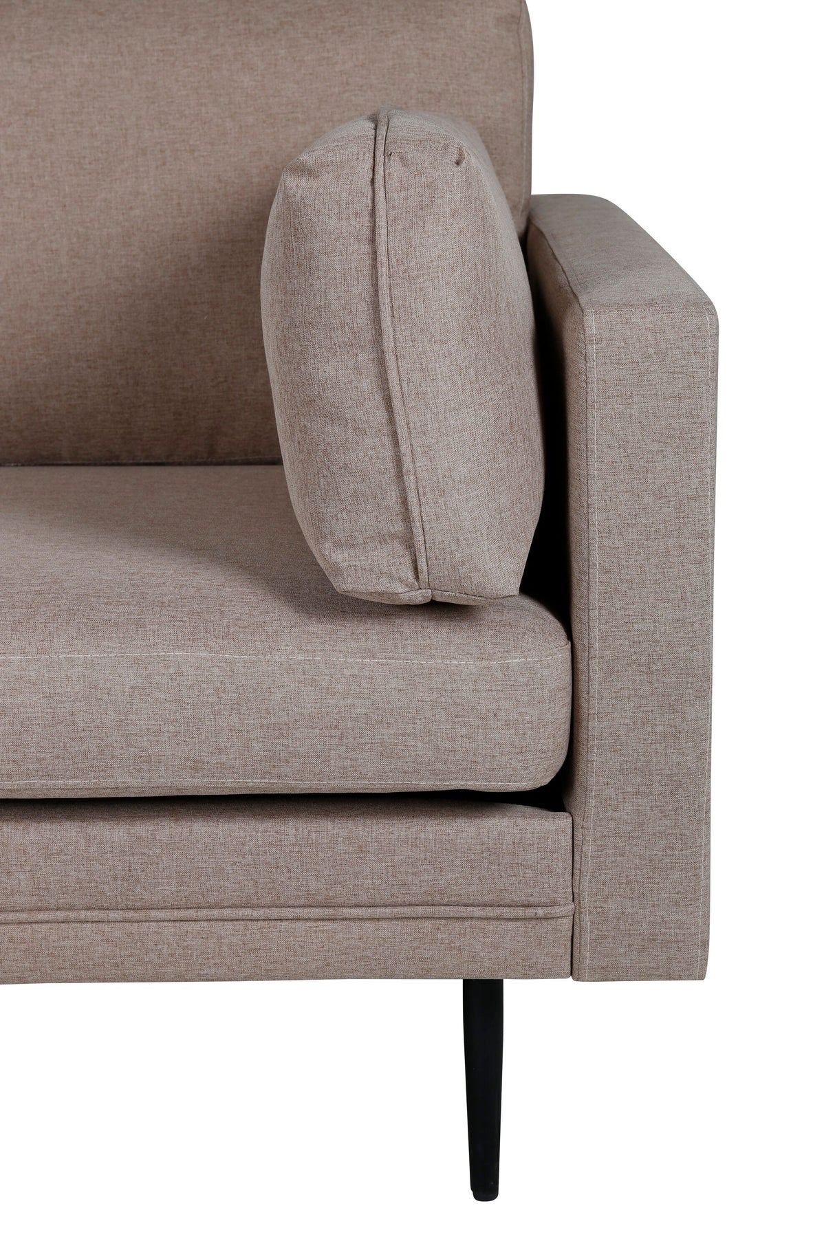 Boom 3 - Sitzer Sofa - braun/Polyester - 3 - Sitzer Sofas - ALVAHOME