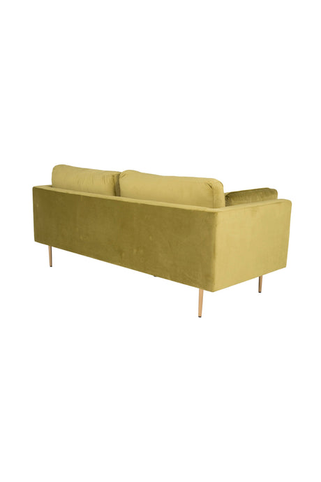 Boom 3 - Sitzer Sofa - grün/Polyester - Samt - 3 - Sitzer Sofas - ALVAHOME