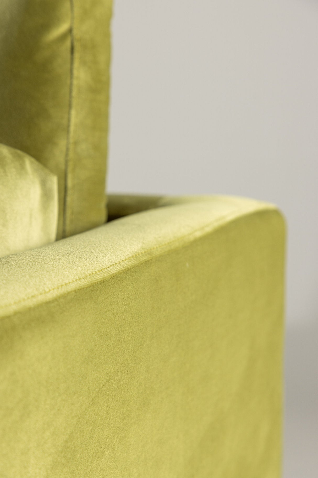 Boom 3 - Sitzer Sofa - grün/Polyester - Samt - 3 - Sitzer Sofas - ALVAHOME