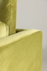 Boom 3 - Sitzer Sofa - grün/Polyester - Samt - 3 - Sitzer Sofas - ALVAHOME