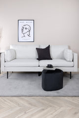 Boom 3 - Sitzer Sofa - hellbeige/Polyester - 3 - Sitzer Sofas - ALVAHOME