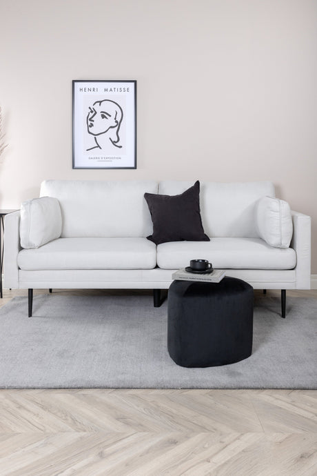 Boom 3 - Sitzer Sofa - hellbeige/Polyester - 3 - Sitzer Sofas - ALVAHOME