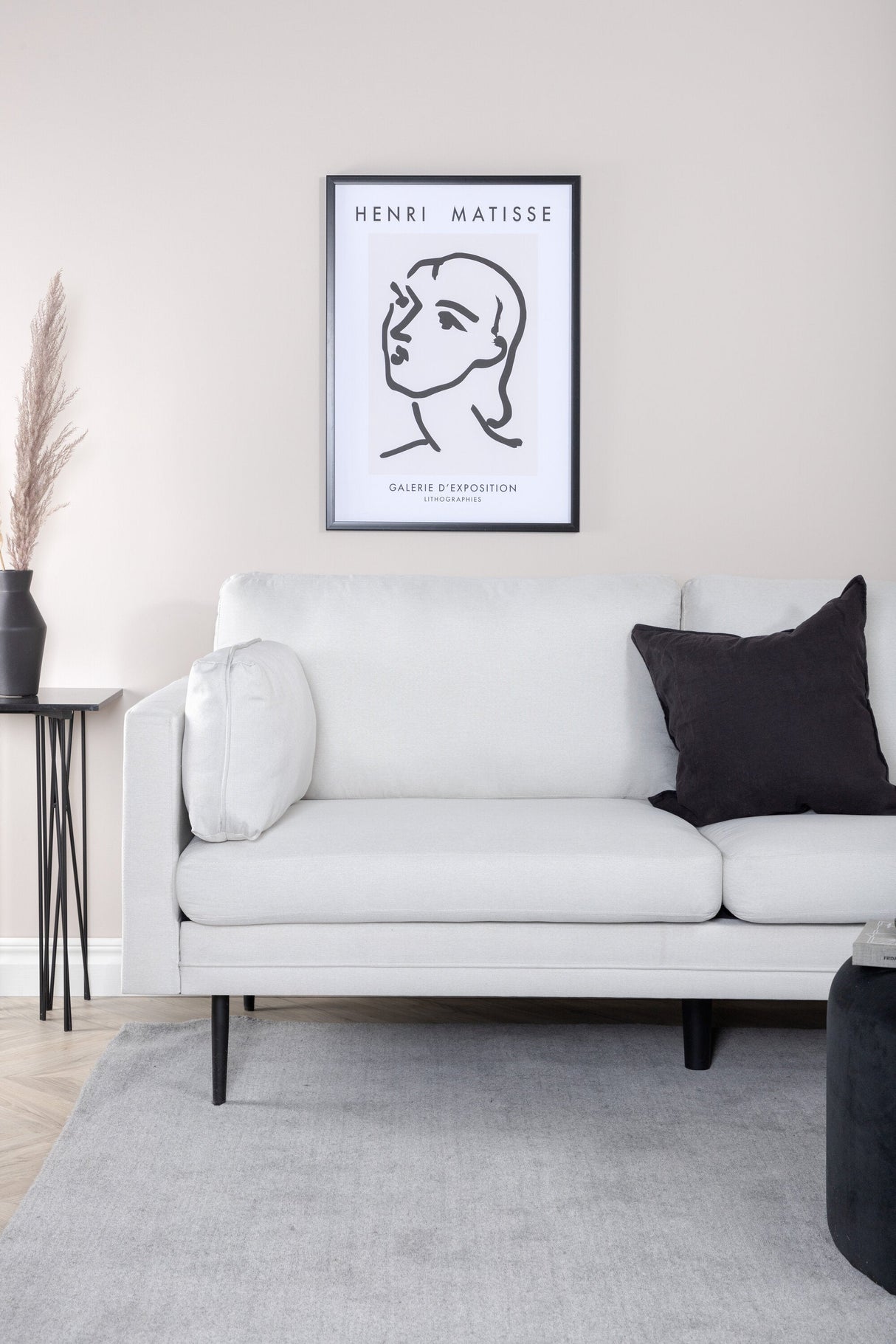 Boom 3 - Sitzer Sofa - hellbeige/Polyester - 3 - Sitzer Sofas - ALVAHOME