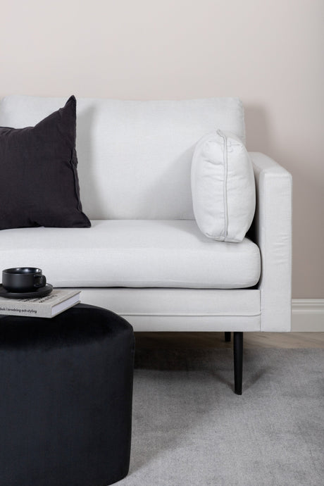 Boom 3 - Sitzer Sofa - hellbeige/Polyester - 3 - Sitzer Sofas - ALVAHOME
