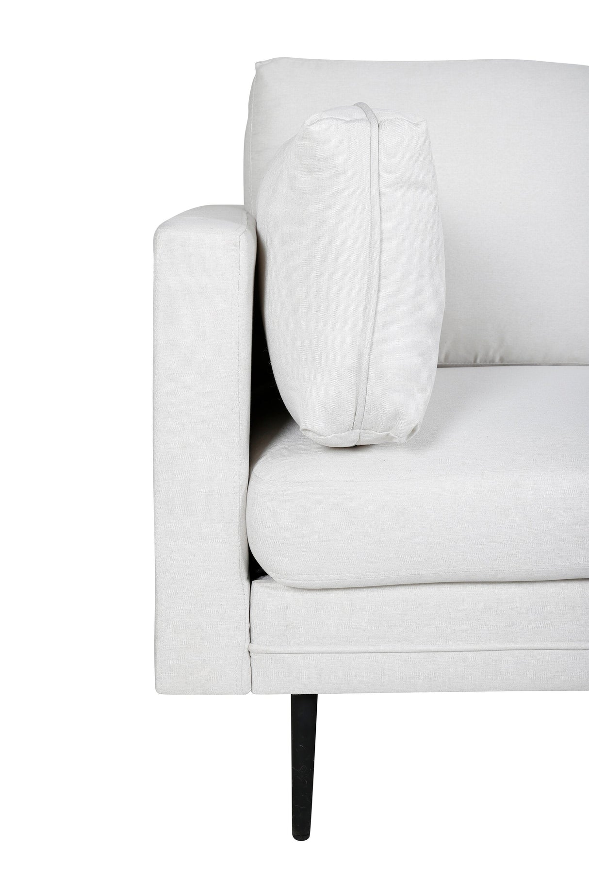Boom 3 - Sitzer Sofa - hellbeige/Polyester - 3 - Sitzer Sofas - ALVAHOME