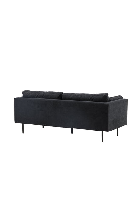 Boom 3 - Sitzer Sofa - schwarz/Polyester - Leinen - 3 - Sitzer Sofas - ALVAHOME