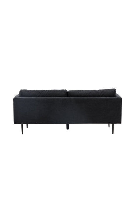 Boom 3 - Sitzer Sofa - schwarz/Polyester - Leinen - 3 - Sitzer Sofas - ALVAHOME