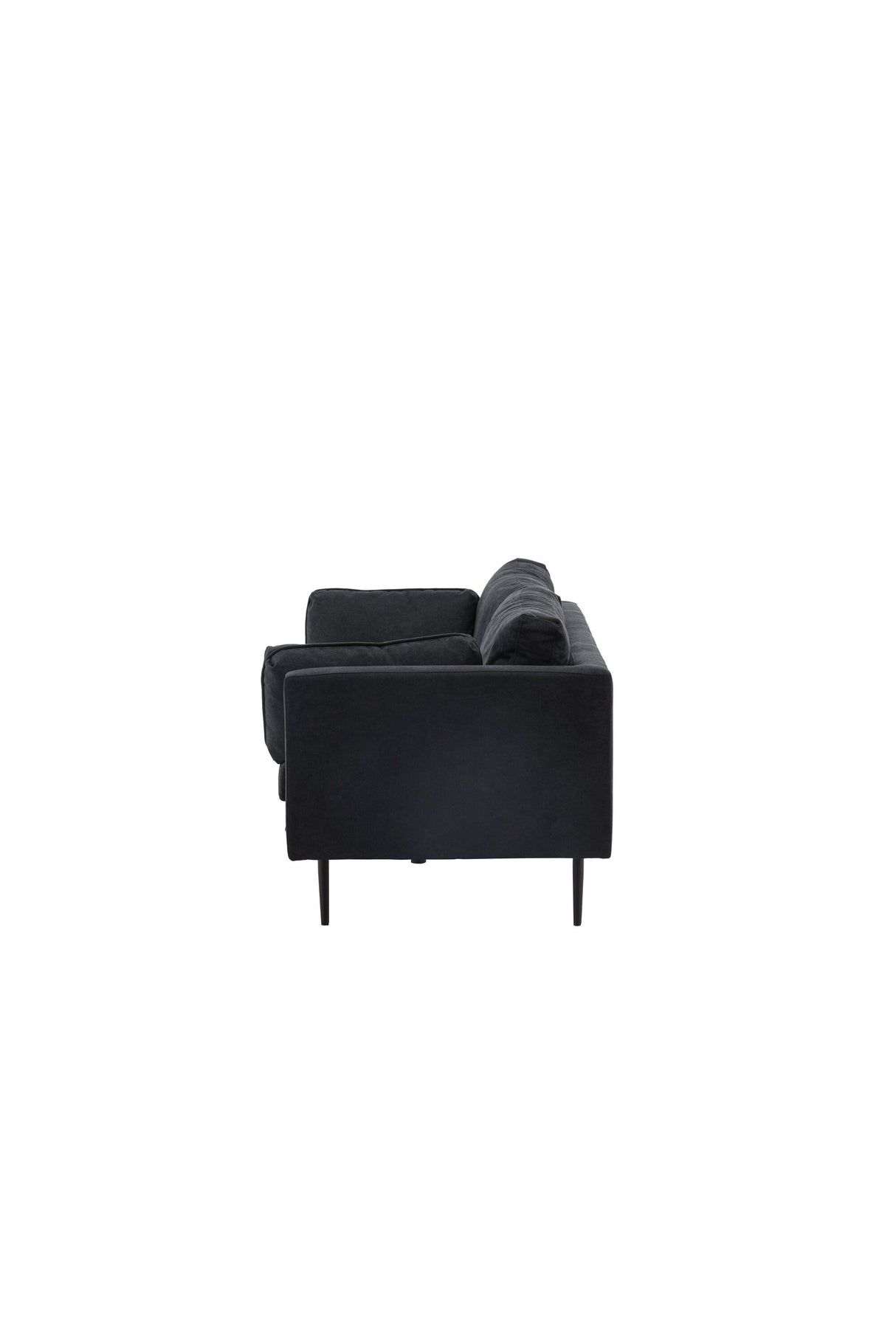 Boom 3 - Sitzer Sofa - schwarz/Polyester - Leinen - 3 - Sitzer Sofas - ALVAHOME