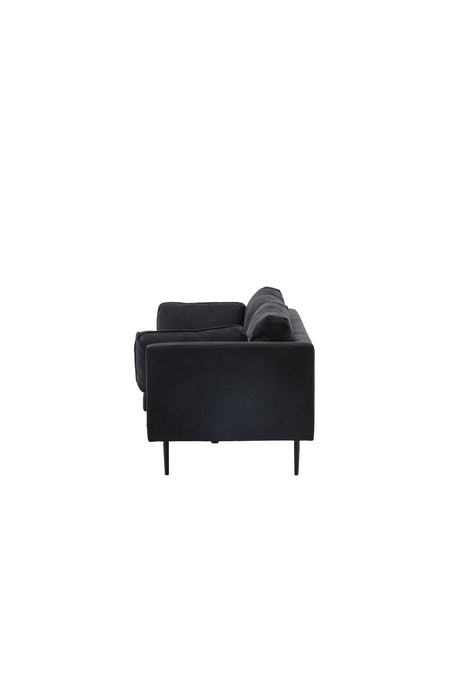 Boom 3 - Sitzer Sofa - schwarz/Polyester - Leinen - 3 - Sitzer Sofas - ALVAHOME