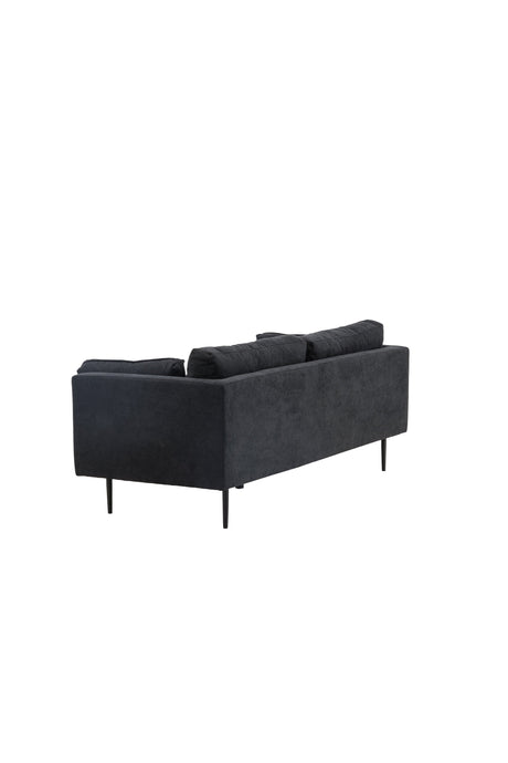 Boom 3 - Sitzer Sofa - schwarz/Polyester - Leinen - 3 - Sitzer Sofas - ALVAHOME