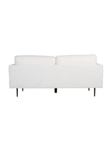 Boom 3 - Sitzer Sofa - weiß/Polyester - Teddy - 3 - Sitzer Sofas - ALVAHOME