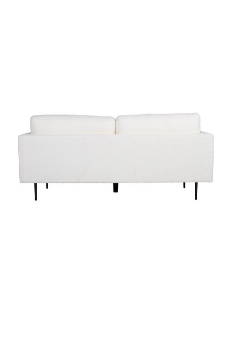 Boom 3 - Sitzer Sofa - weiß/Polyester - Teddy - 3 - Sitzer Sofas - ALVAHOME