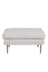 Boom Ottoman - beige/Polyester - Kord - Ottomane / Poufs - ALVAHOME
