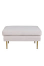 Boom Ottoman - beige/Polyester - Kord - Ottomane / Poufs - ALVAHOME
