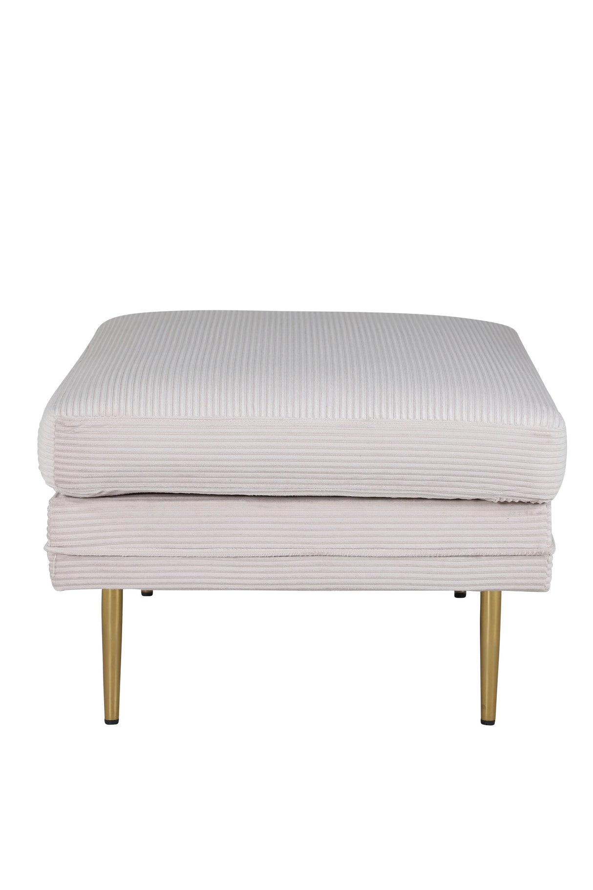 Boom Ottoman - beige/Polyester - Kord - Ottomane / Poufs - ALVAHOME