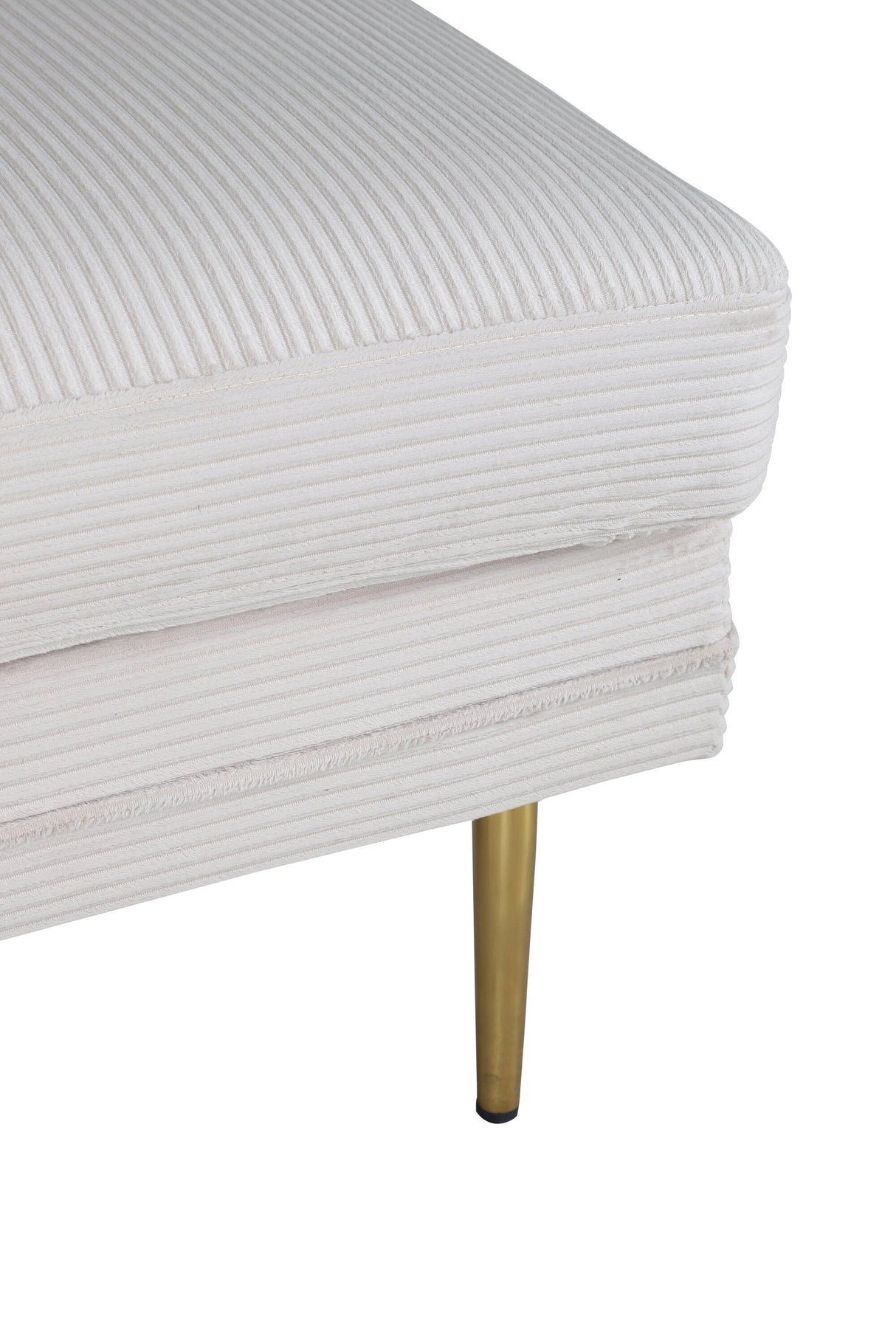 Boom Ottoman - beige/Polyester - Kord - Ottomane / Poufs - ALVAHOME