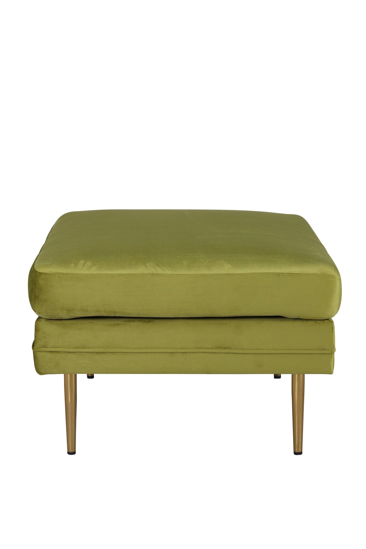Boom Ottoman - grün/Polyester - Samt - Ottomane / Poufs - ALVAHOME