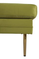 Boom Ottoman - grün/Polyester - Samt - Ottomane / Poufs - ALVAHOME