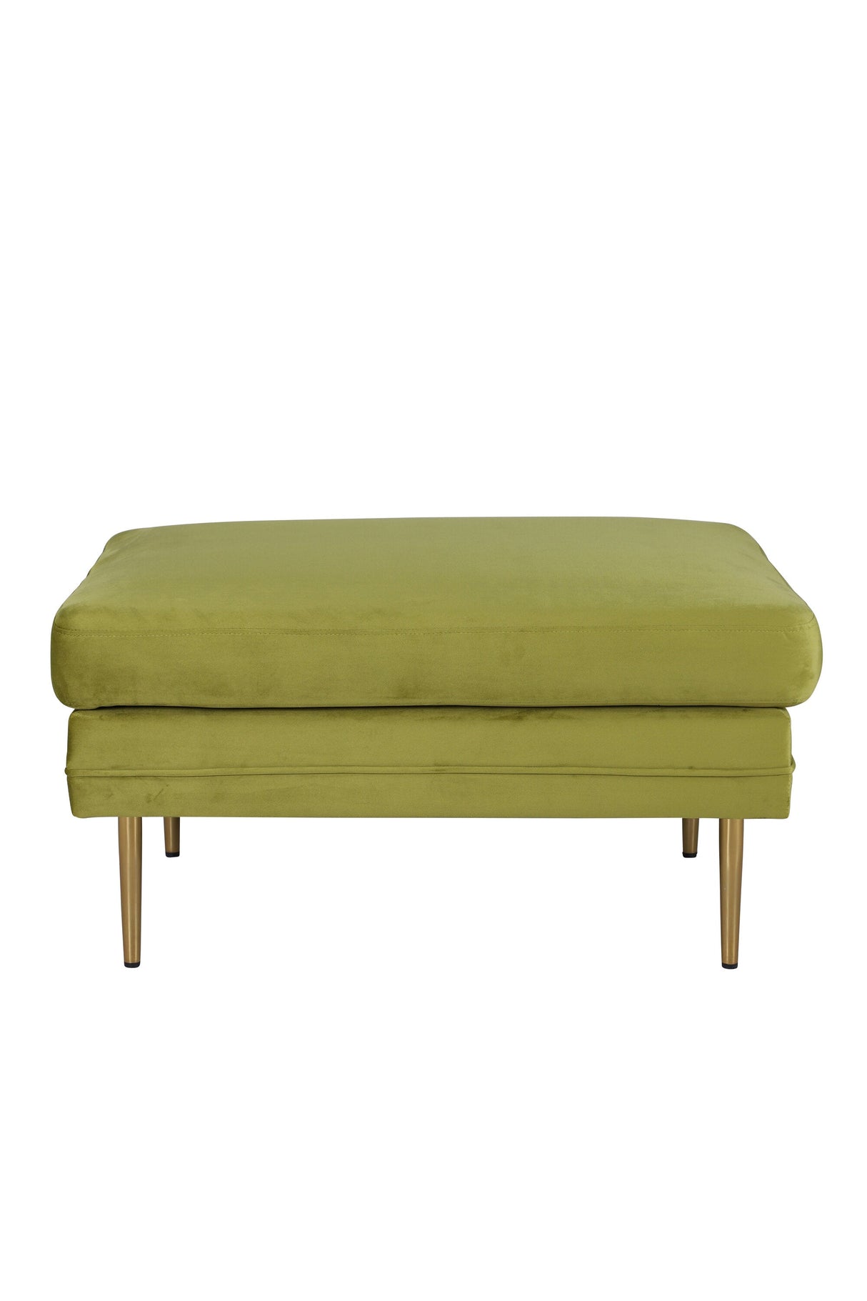 Boom Ottoman - grün/Polyester - Samt - Ottomane / Poufs - ALVAHOME