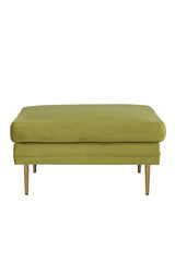 Boom Ottoman - grün/Polyester - Samt - Ottomane / Poufs - ALVAHOME