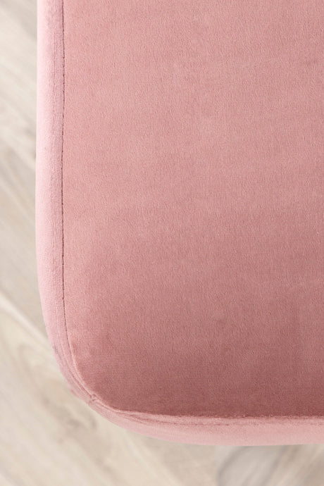Boom Ottoman - pink/Polyester - Samt - Ottomane / Poufs - ALVAHOME