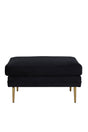 Boom Ottoman - schwarz/Polyester - Samt - Ottomane / Poufs - ALVAHOME