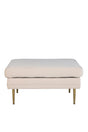 Boom Ottoman - weiß/Polyester - Samt - Ottomane / Poufs - ALVAHOME