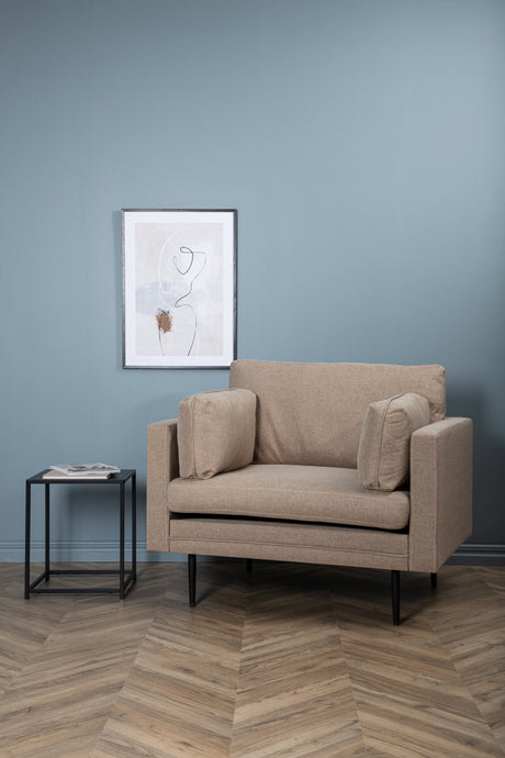 Boom Sessel - braun/Polyester - Sessel - ALVAHOME