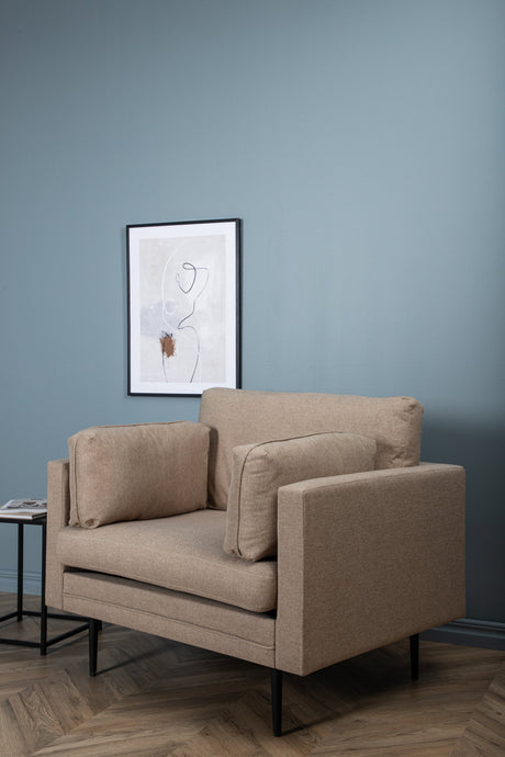 Boom Sessel - braun/Polyester - Sessel - ALVAHOME