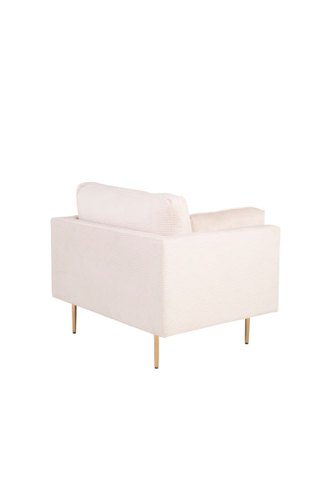 Boom Sessel - hellbeige/Polyester - Kord - Sessel - ALVAHOME
