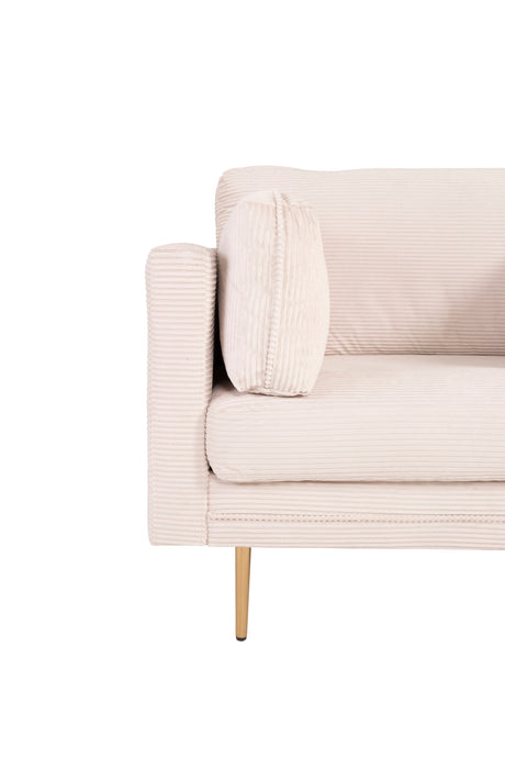 Boom Sessel - hellbeige/Polyester - Kord - Sessel - ALVAHOME