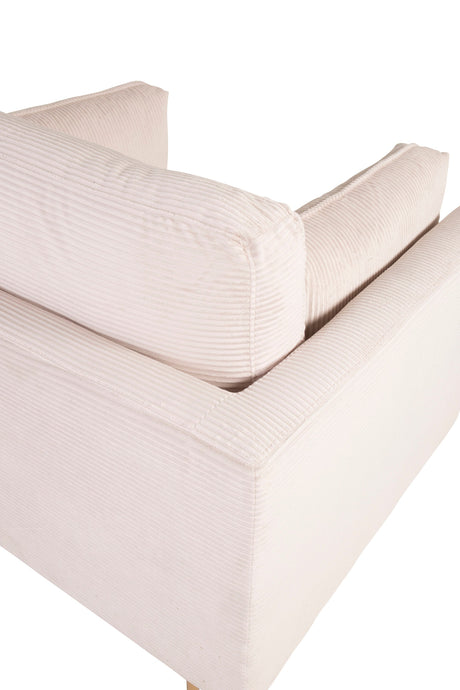 Boom Sessel - hellbeige/Polyester - Kord - Sessel - ALVAHOME
