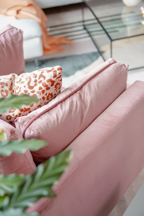 Boom Sessel - pink/Polyester - Samt - Sessel - ALVAHOME