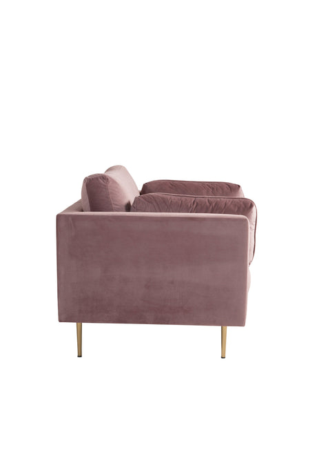 Boom Sessel - pink/Polyester - Samt - Sessel - ALVAHOME