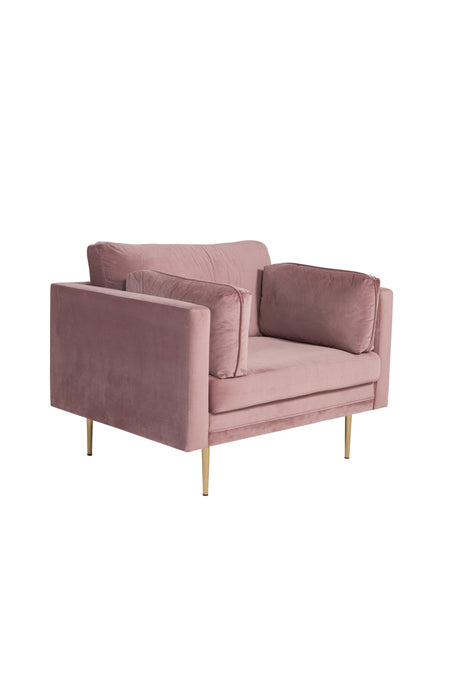 Boom Sessel - pink/Polyester - Samt - Sessel - ALVAHOME