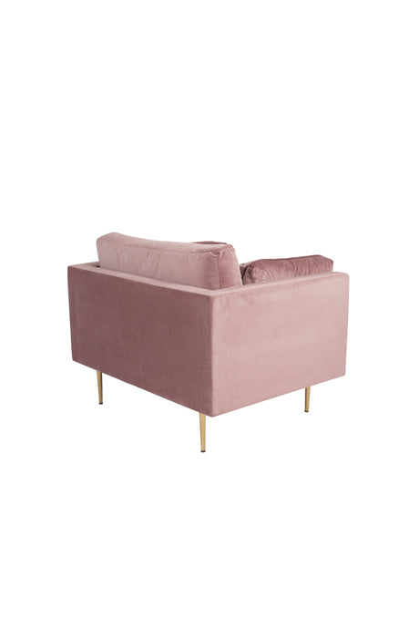 Boom Sessel - pink/Polyester - Samt - Sessel - ALVAHOME