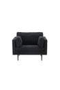 Boom Sessel - schwarz/Polyester - Leinen - Sessel - ALVAHOME