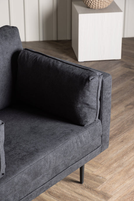 Boom Sessel - schwarz/Polyester - Leinen - Sessel - ALVAHOME
