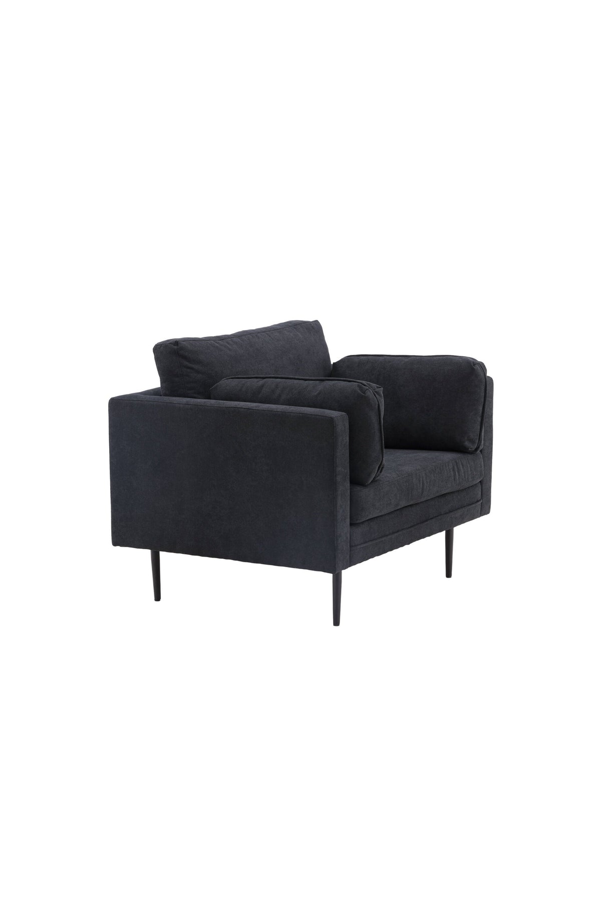 Boom Sessel - schwarz/Polyester - Leinen - Sessel - ALVAHOME
