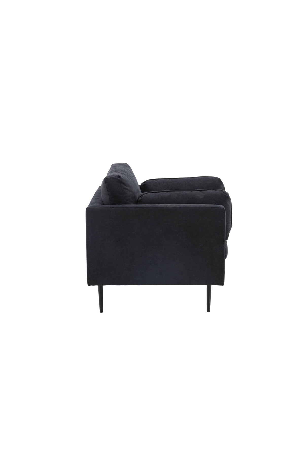 Boom Sessel - schwarz/Polyester - Leinen - Sessel - ALVAHOME