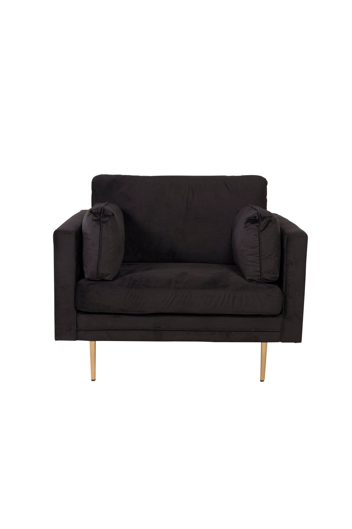 Boom Sessel - schwarz/Polyester - Samt - Sessel - ALVAHOME