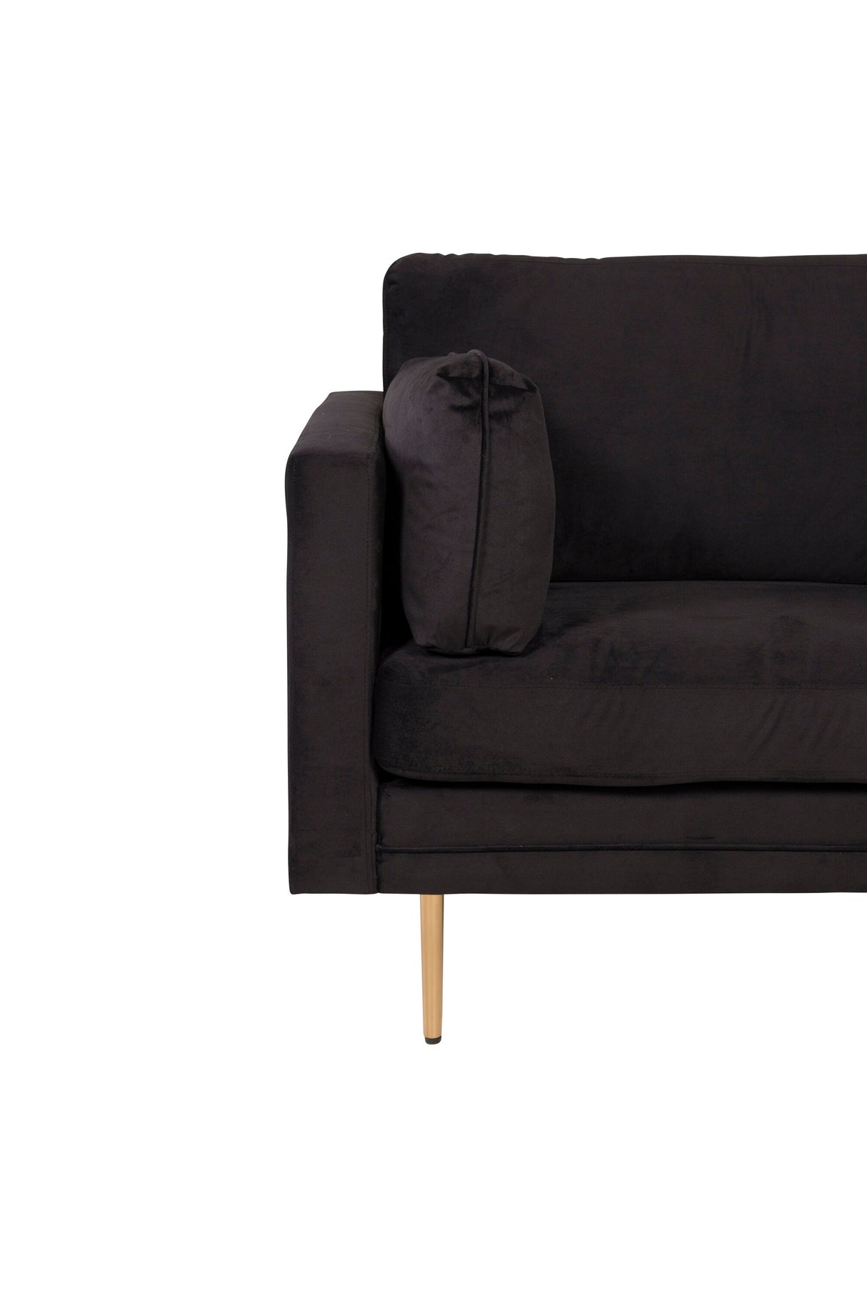 Boom Sessel - schwarz/Polyester - Samt - Sessel - ALVAHOME