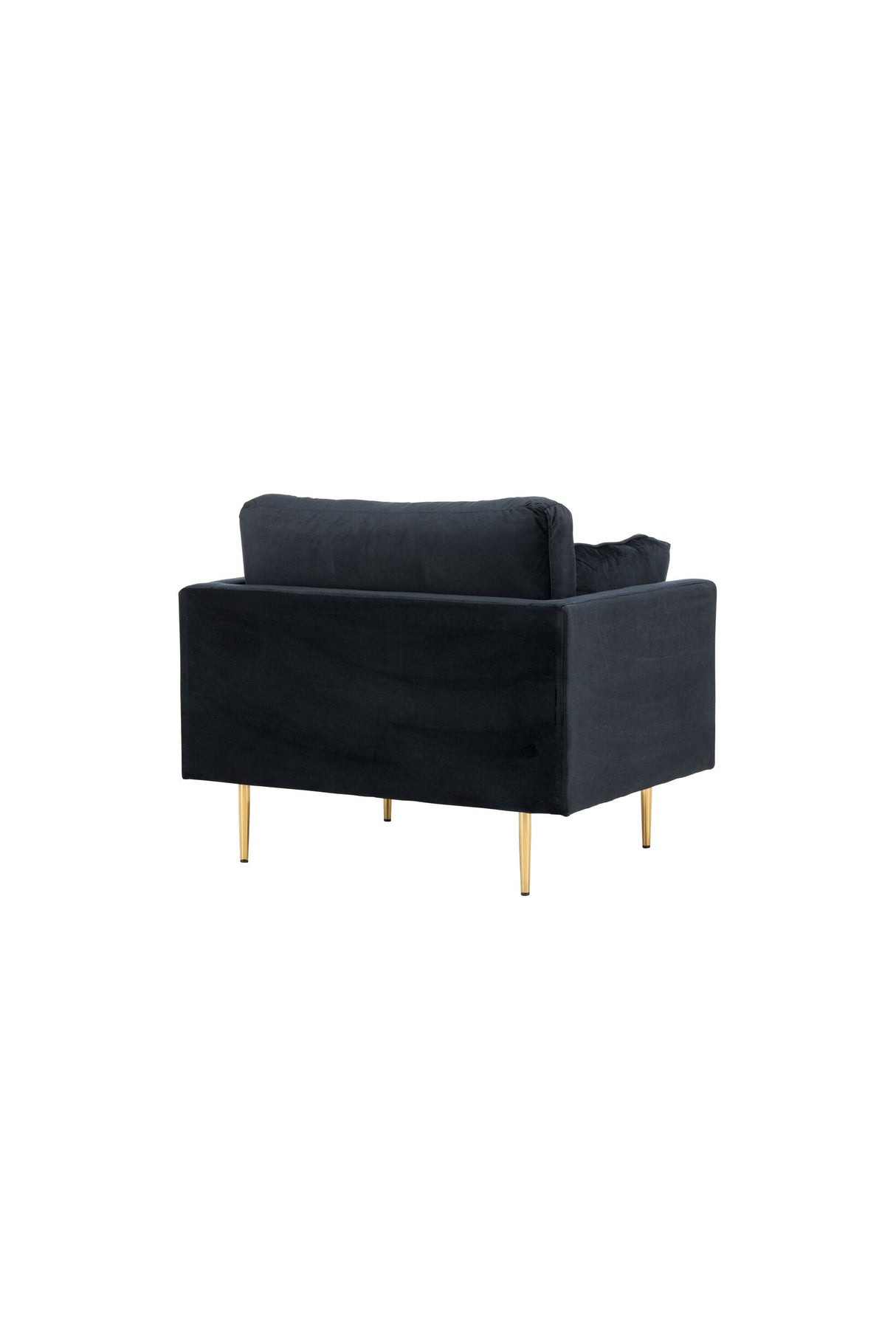 Boom Sessel - schwarz/Polyester - Samt - Sessel - ALVAHOME