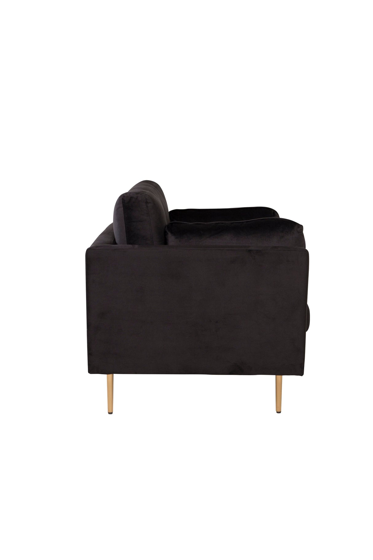Boom Sessel - schwarz/Polyester - Samt - Sessel - ALVAHOME