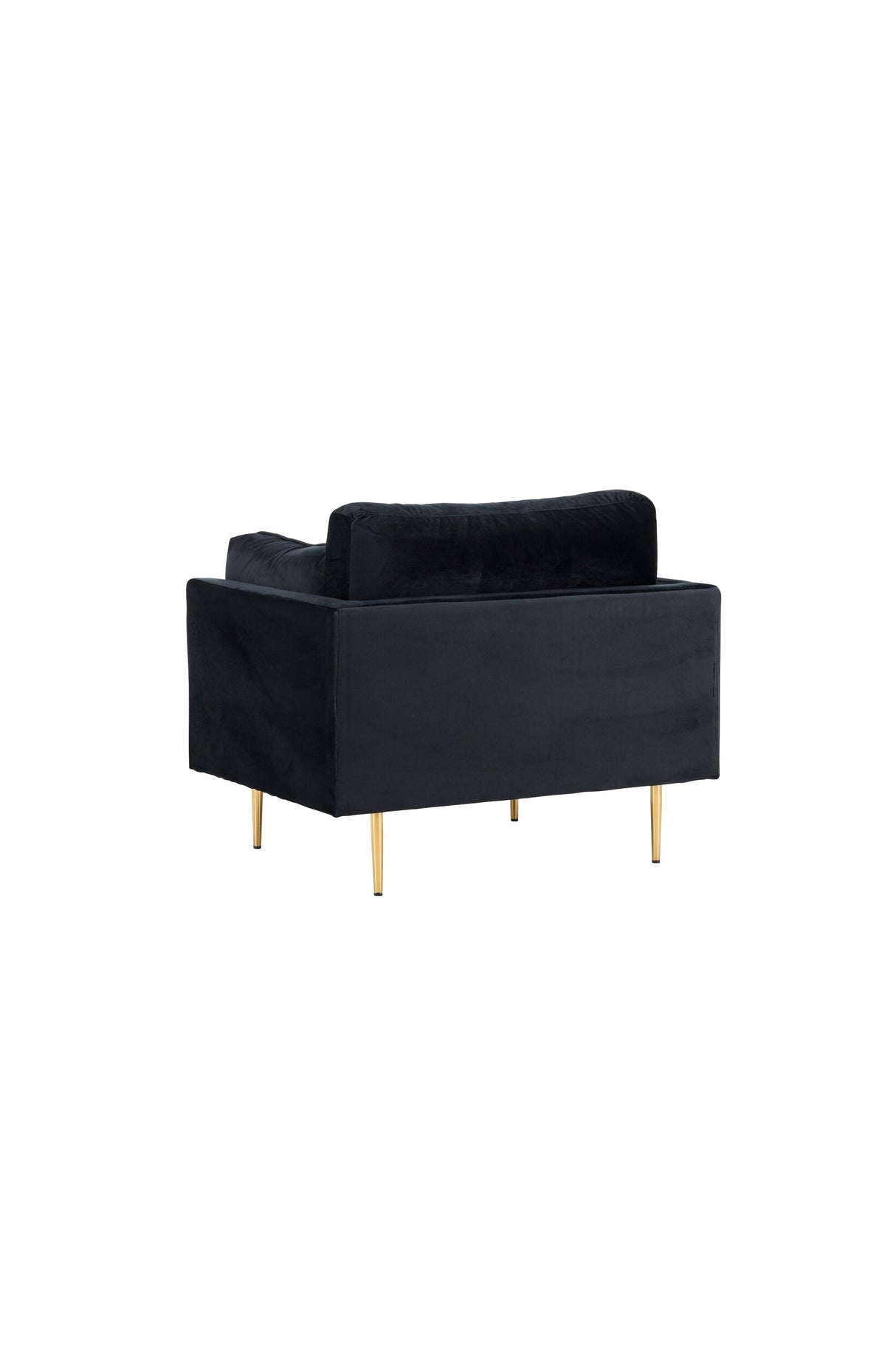 Boom Sessel - schwarz/Polyester - Samt - Sessel - ALVAHOME