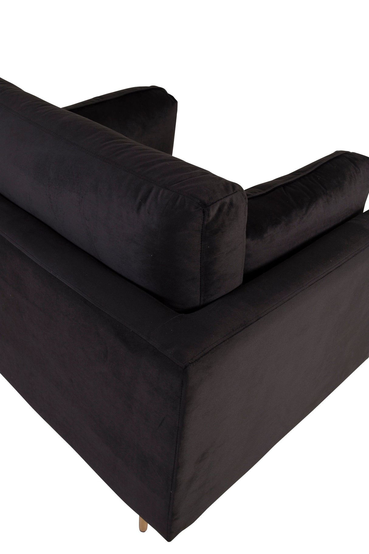Boom Sessel - schwarz/Polyester - Samt - Sessel - ALVAHOME