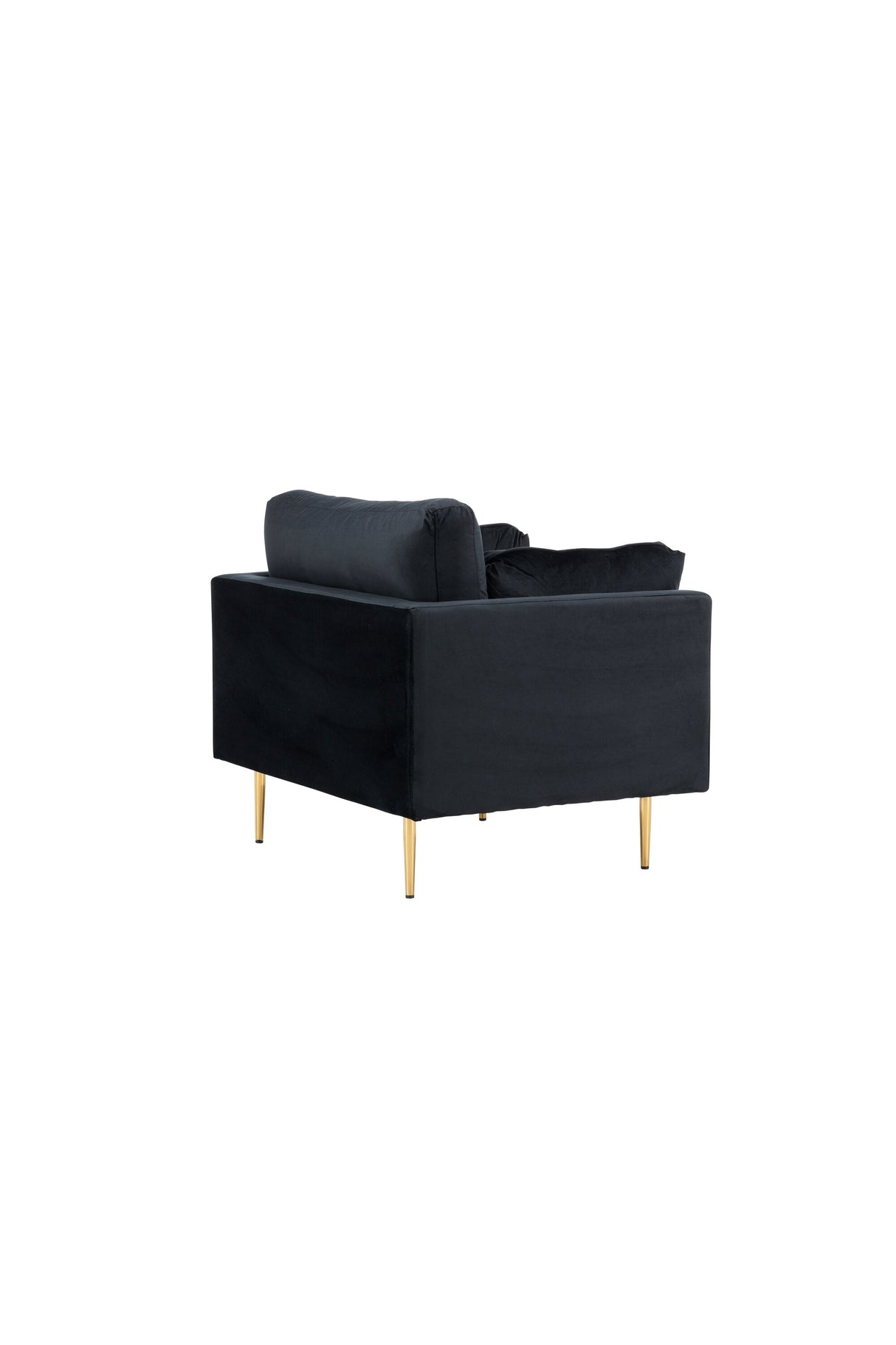 Boom Sessel - schwarz/Polyester - Samt - Sessel - ALVAHOME