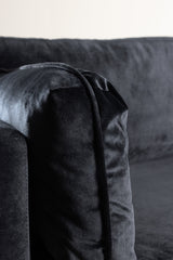 Boom Sessel - schwarz/Polyester - Samt - Sessel - ALVAHOME