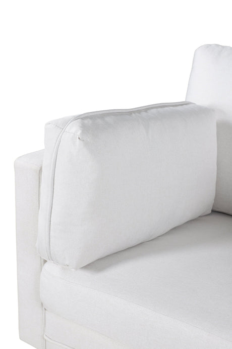 Boom Sessel - weiß/Polyester - Sessel - ALVAHOME